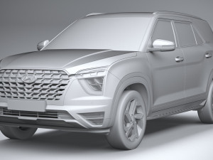 Hyundai Alcazar 2021 3D Model