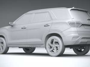 Hyundai Alcazar 2021 3D Model