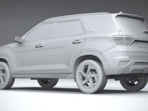 Hyundai Alcazar 2021 3D Model