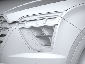 Hyundai Alcazar 2021 3D Model