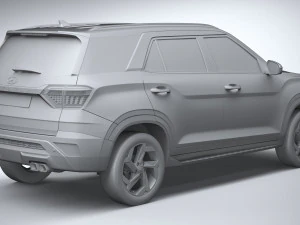 Hyundai Alcazar 2021 3D Model