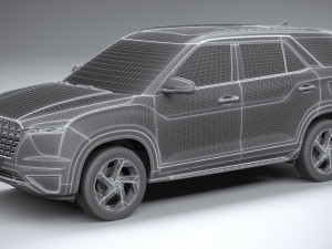 Hyundai Alcazar 2021 3D Model