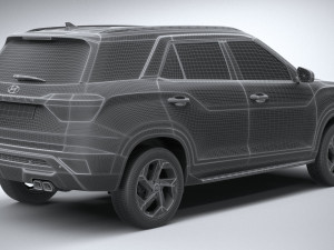 Hyundai Alcazar 2021 3D Model