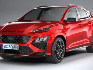 Hyundai Kona N 2021 3D Model