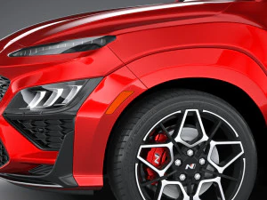 Hyundai Kona N 2021 3D Model