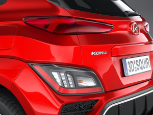 Hyundai Kona N 2021 Modelo 3D