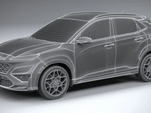Hyundai Kona N 2021 3D Model