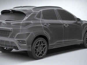 Hyundai Kona N 2021 3D Model