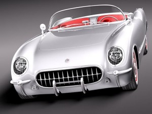 Chevrolet Corvette 1953 3D Modell