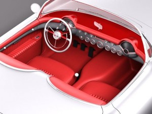 Chevrolet Corvette 1953 3D Modell