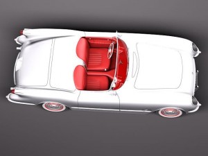 Chevrolet Corvette 1953 3D Modell