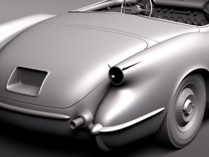Chevrolet Corvette 1953 3D Modell