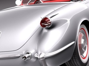 Chevrolet Corvette 1953 3D Modell