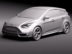 Focus ST 2012 3D मॉडल
