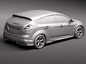 Focus ST 2012 3D मॉडल