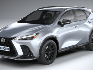 Lexus NX 300 F-Sport 2022 3D 모델