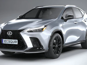 Lexus NX 300 F-Sport 2022 3D Model