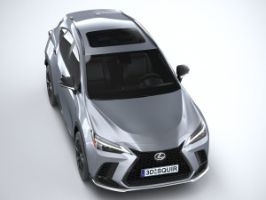 Lexus NX 300 F-Sport 2022 3D 모델