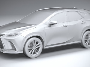 Lexus NX 300 F-Sport 2022 3D 모델