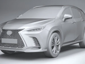 Lexus NX 300 F-Sport 2022 3D Model
