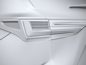 Lexus NX 300 F-Sport 2022 3D 모델