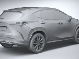Lexus NX 300 F-Sport 2022 3D 모델