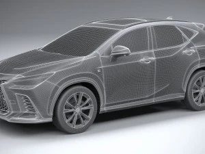 Lexus NX 300 F-Sport 2022 3D Model