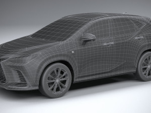 Lexus NX 300 F-Sport 2022 3D 모델