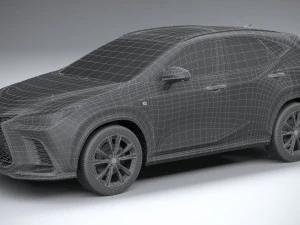 Lexus NX 300 F-Sport 2022 3D Model