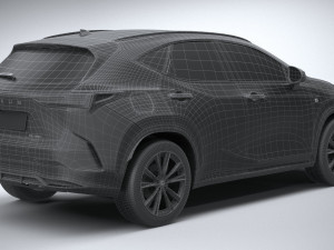 Lexus NX 300 F-Sport 2022 3D 모델