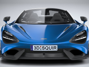 Mclaren 765LT Spider 2022 3D Модель