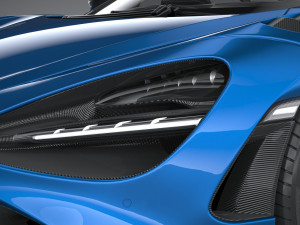 Mclaren 765LT Spider 2022 3D Модель