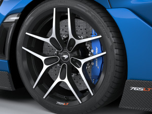 Mclaren 765LT Spider 2022 3D Модель
