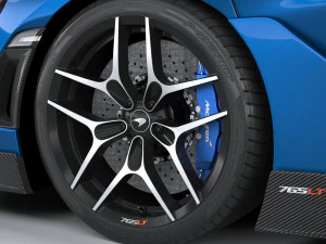 Mclaren 765LT Spider 2022 3D Model