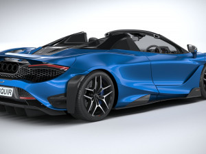 Mclaren 765LT Spider 2022 3D Модель