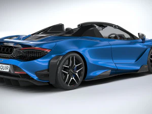 Mclaren 765LT Spider 2022 3D Model
