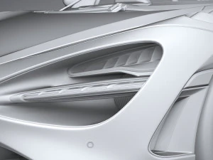 Mclaren 765LT Spider 2022 3D Model