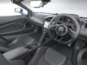 Mclaren 765LT Spider 2022 3D Model