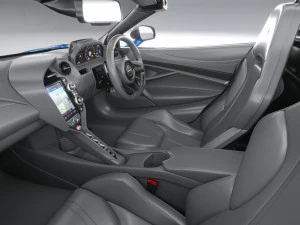 Mclaren 765LT Spider 2022 3D Model