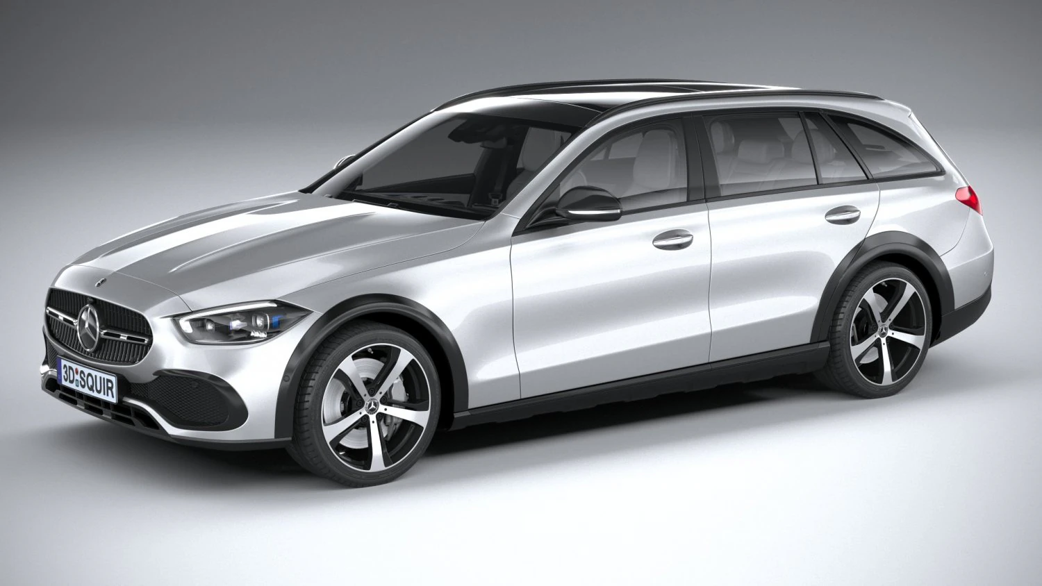 Mercedes-Benz C-class Allterrain 2022 3D Model .c4d .max .obj .3ds .fbx .stl .blend 