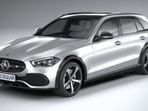 Mercedes-Benz C-class Allterrain 2022 3D Model