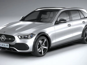 Mercedes-Benz C-class Allterrain 2022 3D Model