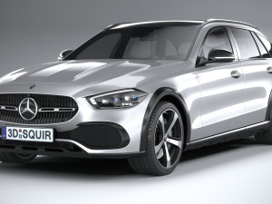 Mercedes-Benz C-class Allterrain 2022 3D Model