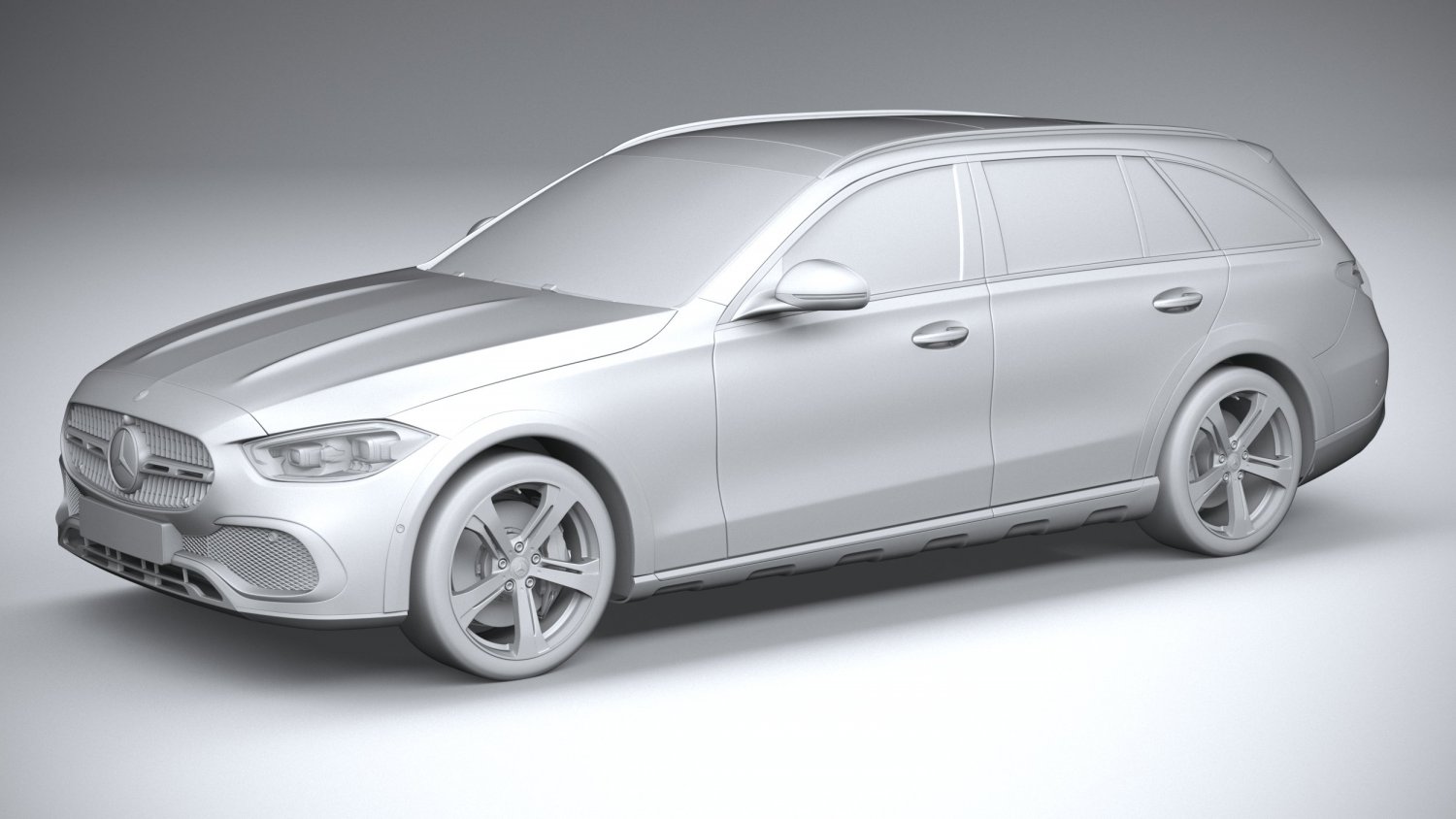 Mercedes-benz C-class All Terrain 2022 3D मॉडल In, 40% OFF