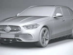 Mercedes-Benz C-class Allterrain 2022 3D Model