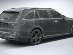 Mercedes-Benz C-class Allterrain 2022 3D Model