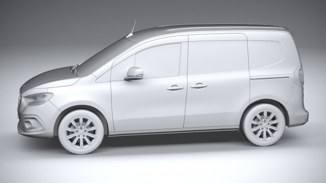 mercedes-benz citan van 2022 3D Model in Van and Minivan 3DExport