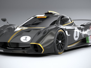 Pagani Hauyra R 2021 3D Model
