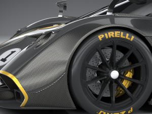 Pagani Hauyra R 2021 3D Model