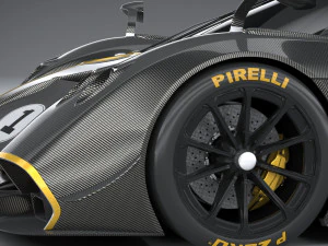 Pagani Hauyra R 2021 3D Model